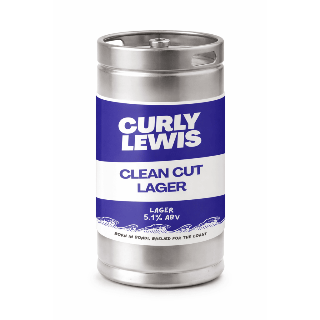 Curly Lewis Clean Cut Lager Keg 50000ml