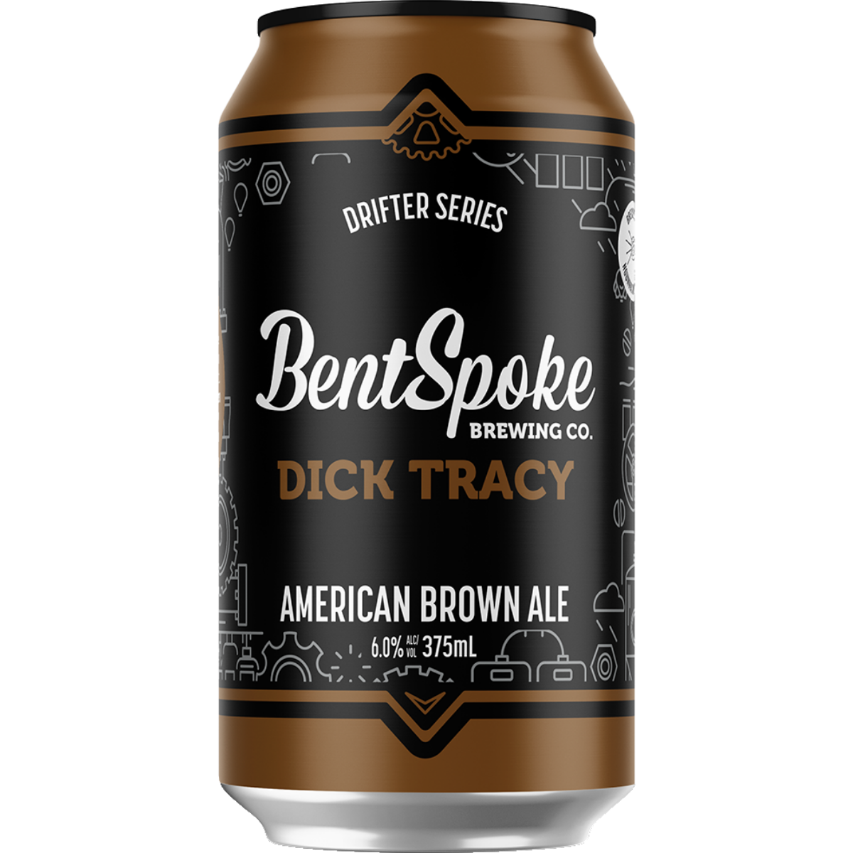 Bentspoke Dick Tracy American Brown Ale 375ml