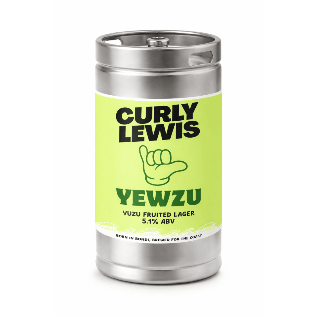Curly Lewis Yewzu Lager Keg 50000ml