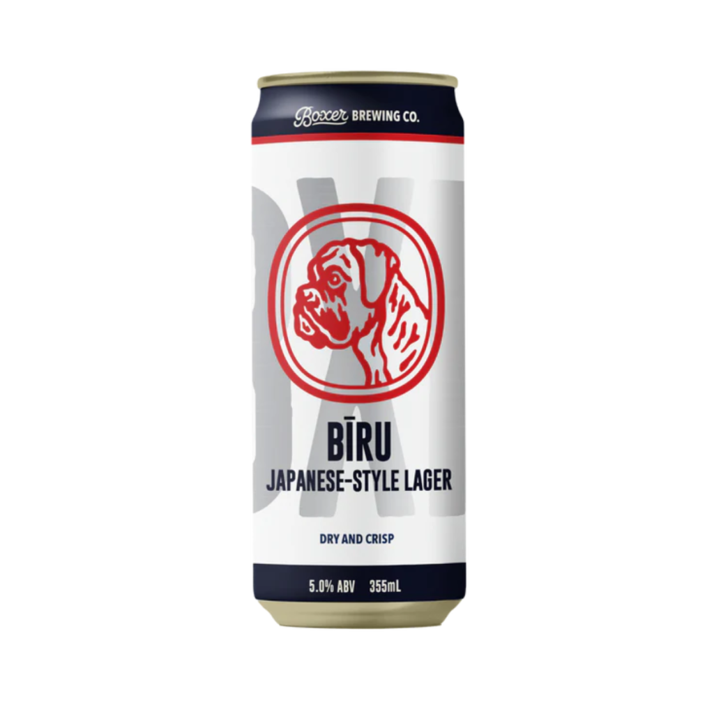 Boxer Brewing Biru Japanese Rice Lager 355ml