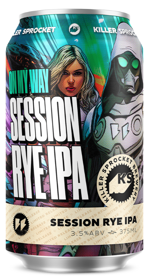 Killer Sprocket On My Way Session Rye IPA 375ml