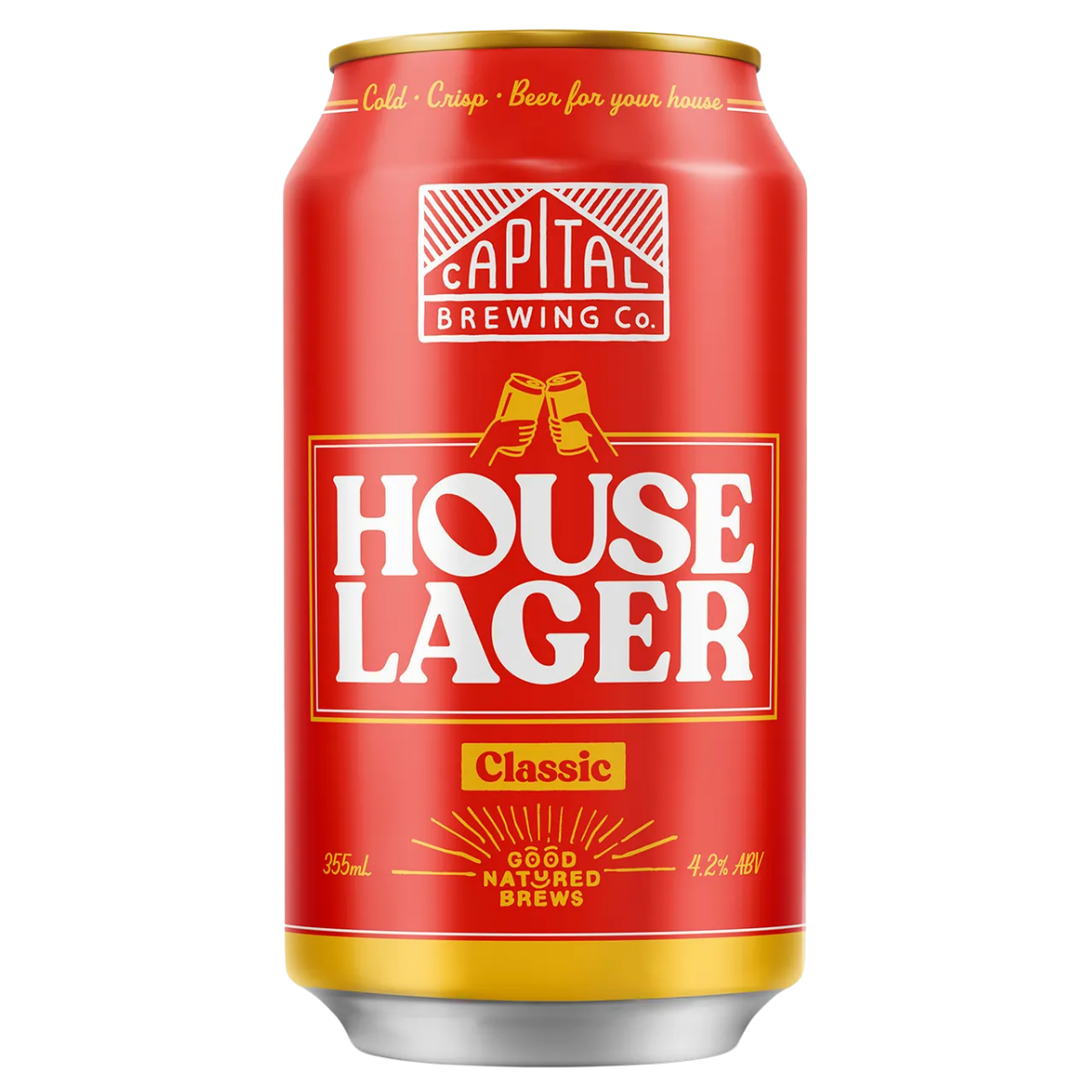 Capital Brewing Co House Lager 355ml