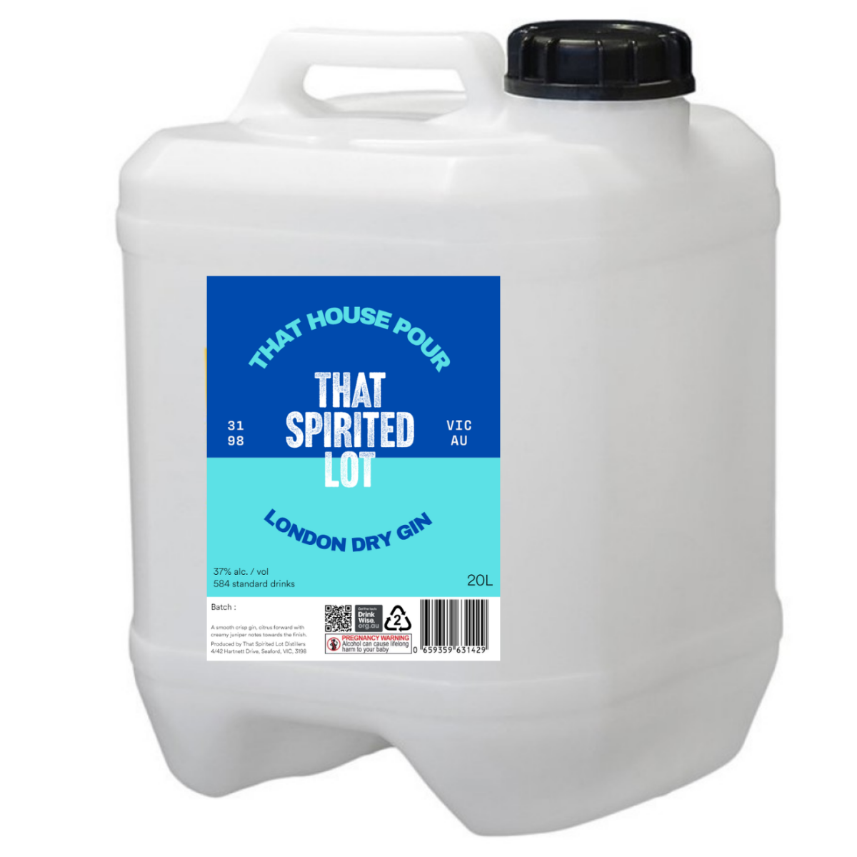 That Spirited Lot That House Pour Gin 20Lt
