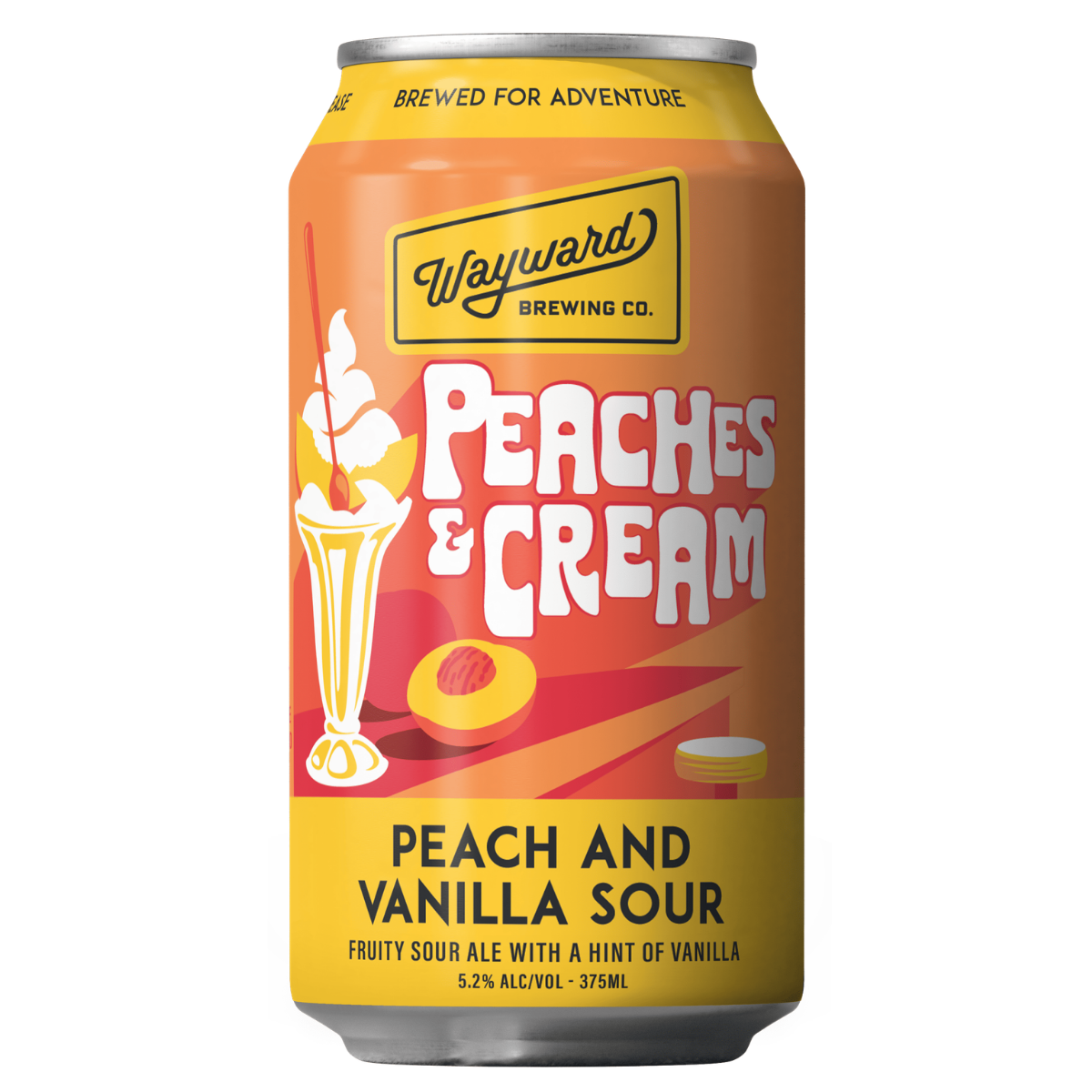 Wayward Brewing Peaches & Cream Kettle Sour 375ml