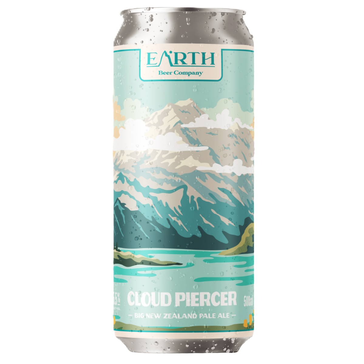 Earth Beer Company Cloud Piercer NZ Pale 500ml