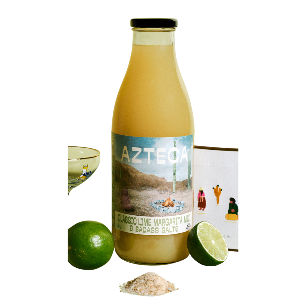 Azteca Lassic Margarita Mix And Badass Salt Case 6x1 1000