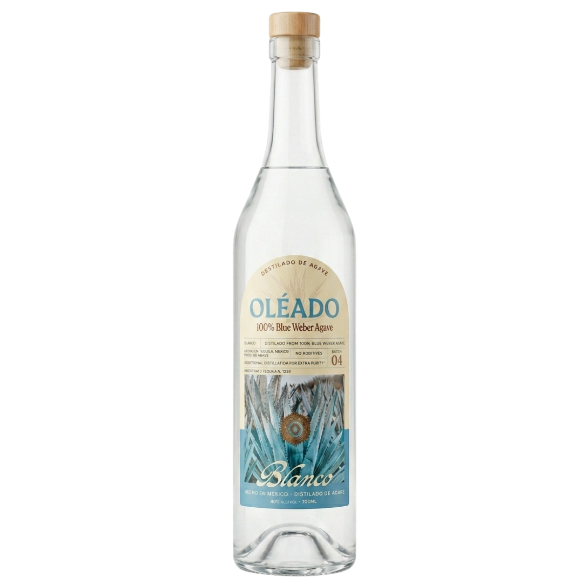 Oleado Blanco 100% Blue Weber Agave 700ml