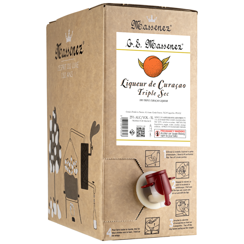 Massenez Triple Sec Orange Curacao Liq 25% 5Lt