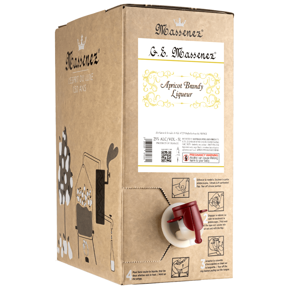 Massenez Apricot Brandy Liqueur 5Lt