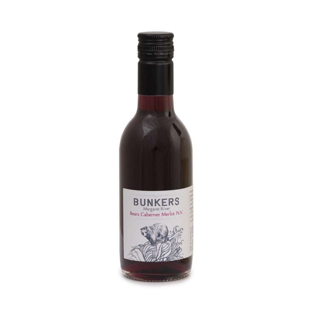 Bunkers Wines 'bears' Cab Merlot 187 Ml