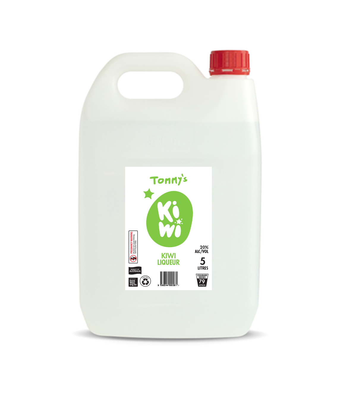 Tommy's Booze Kiwi 5Lt