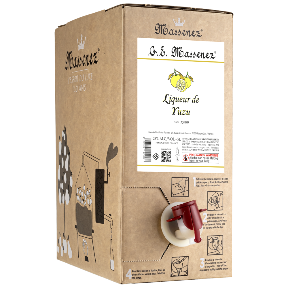 Massenez Yuzu Liqueur Bulk BIB 5Lt