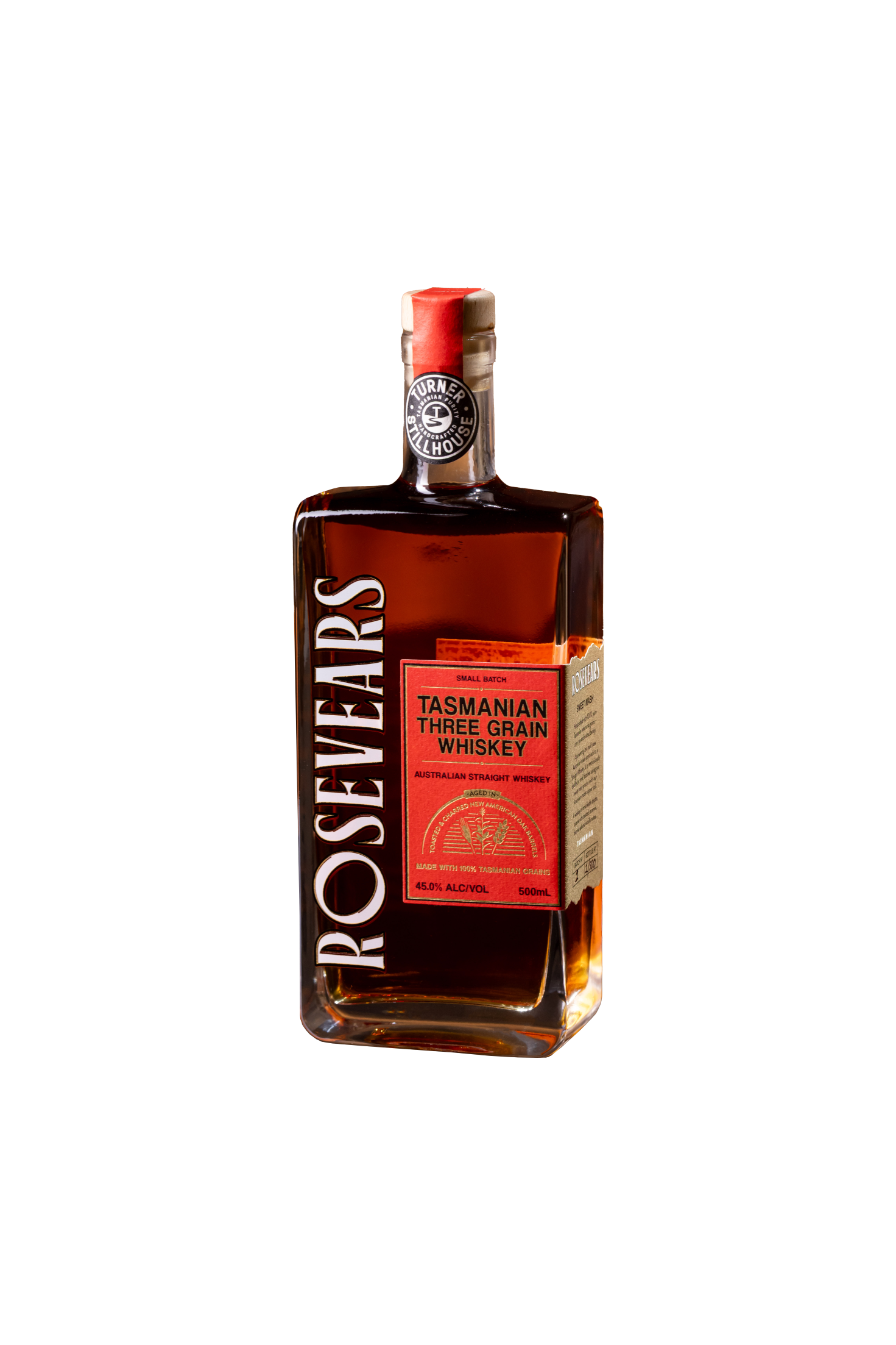 Turner Stillhouse Rosevears Three Grain Whiskey (Bourbon Style) 500m