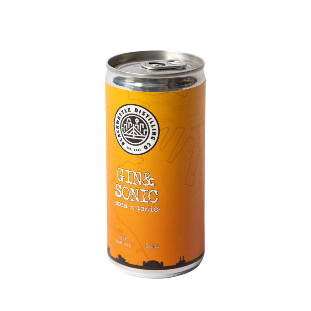 Blackwattle Distilling Co Blackwattle Gin & Sonic 200ml