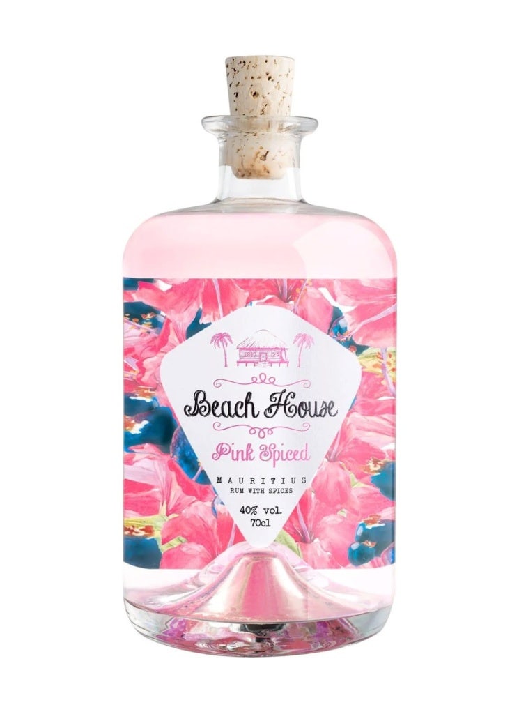 Beach House Pink Spiced Rum (Hibiscus, Blackcurrant) 700ml