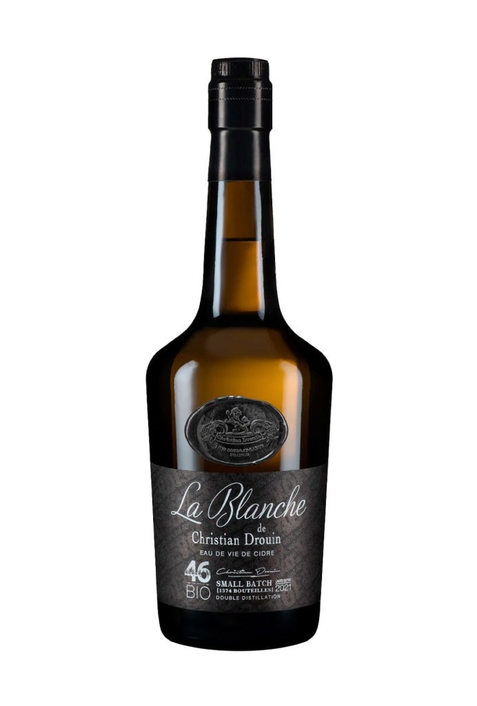 Christian Drouin La Blanche Cider Eau De Vie Bio Unaged Calvados 70