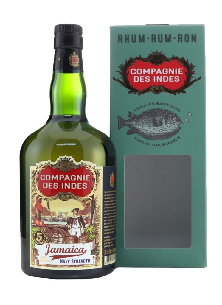 Compagnie des Indes Rum Jamaica Navy Strength 5 Year Old 700ml
