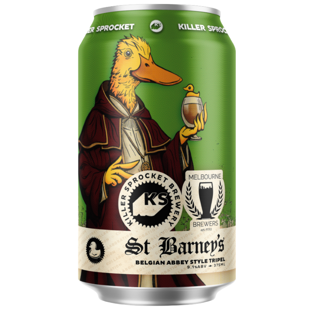 Killer Sprocket St Barny Belgian Triple 375ml