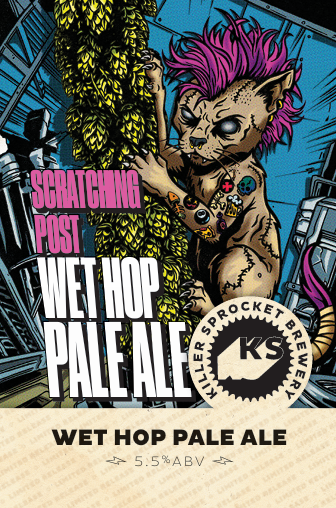Killer Sprocket Limited Edition Scratching Post Wet Hop Pale Ale 5