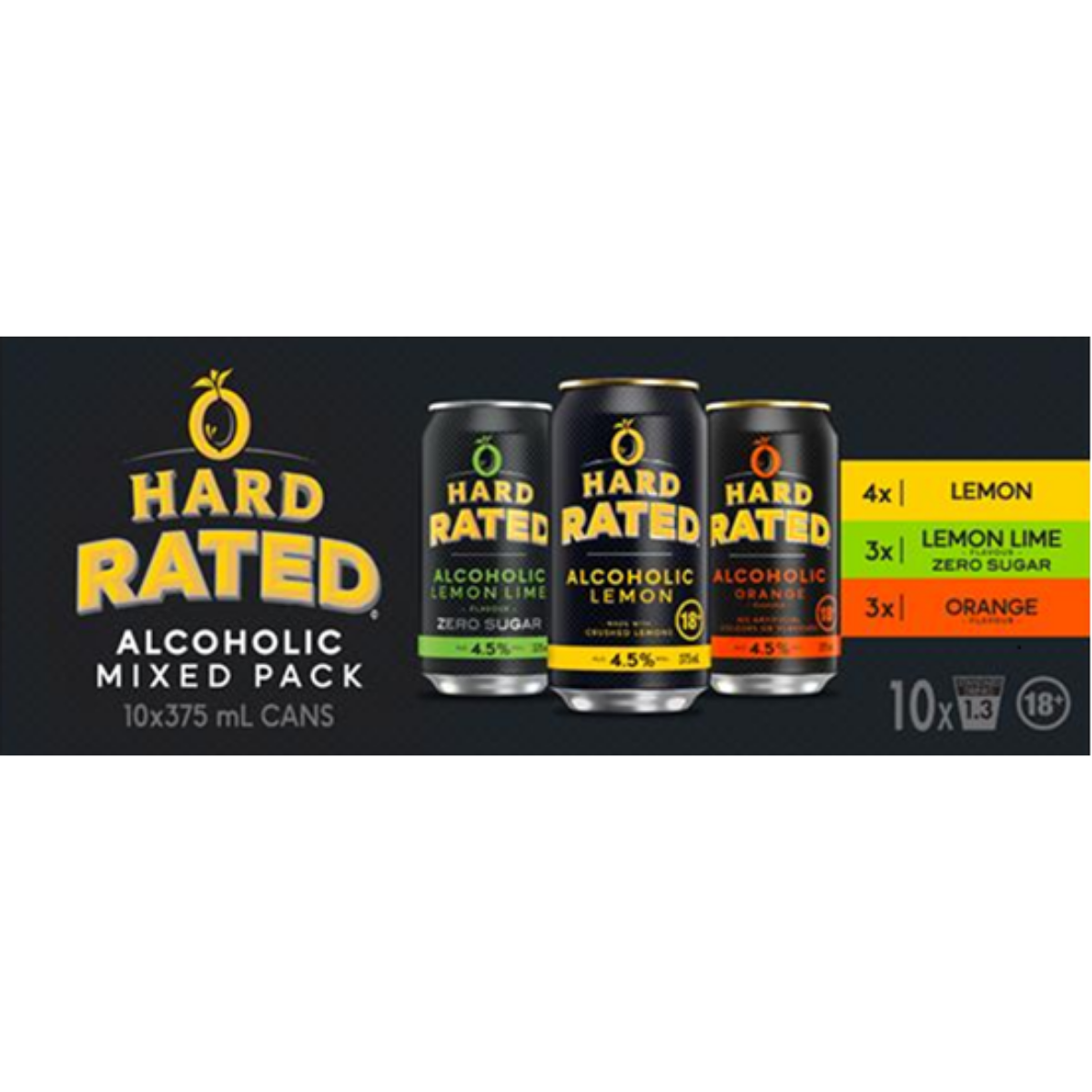 Hard Rated 6% Mixed Pack 330ml