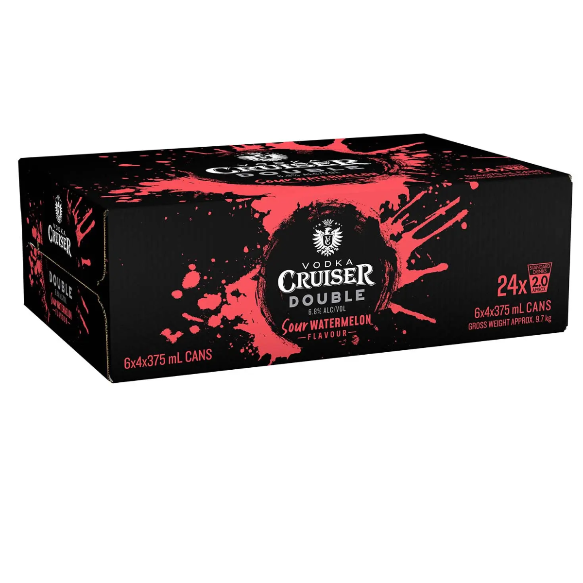 Vodka Cruiser Double Sour Watermelon 375ml