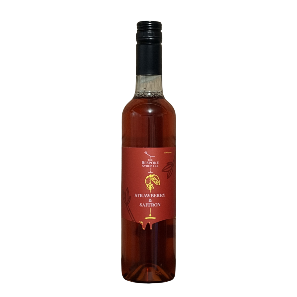The Bespoke Syrup Co. Strawberry & Saffron Syrup 500ml
