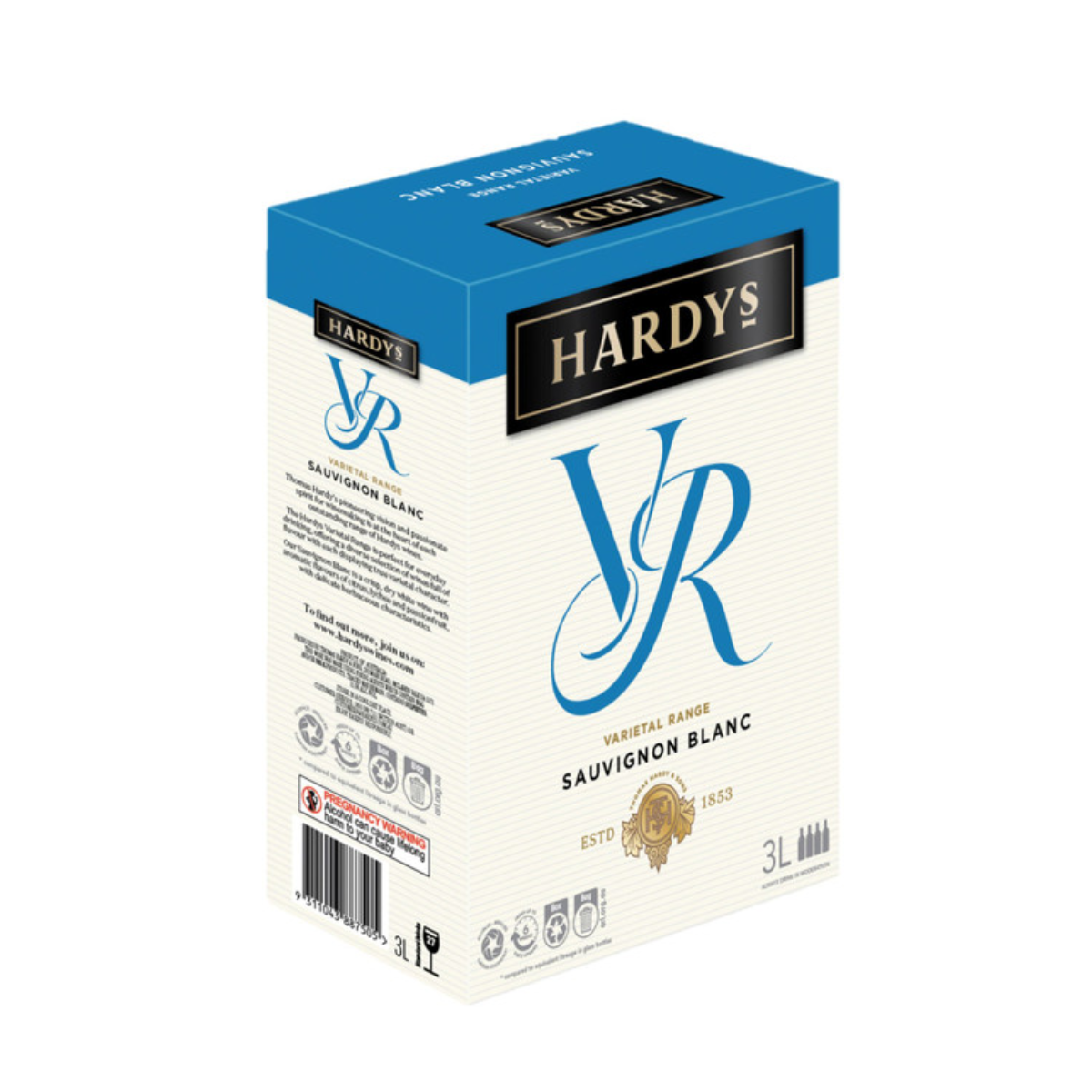 Hardys Vr Sauv Blanc 3lt