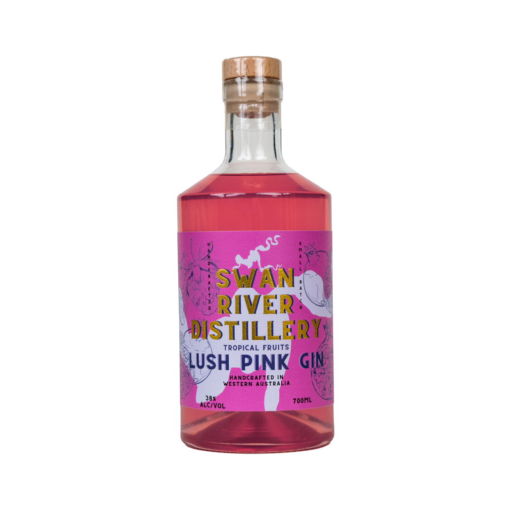 Swan River Distillery Lush Pink Gin 700ml