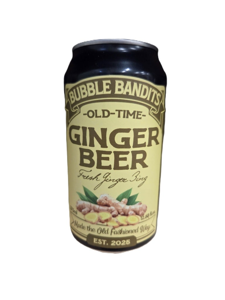 Bubble Bandits Ginger Beer 375ml