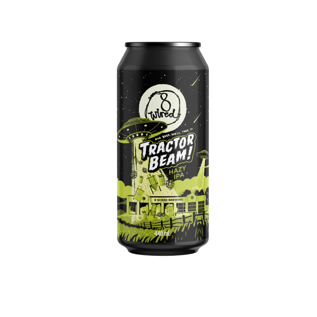 8 Wired Tractor Beam Hazy Ipa 440ml