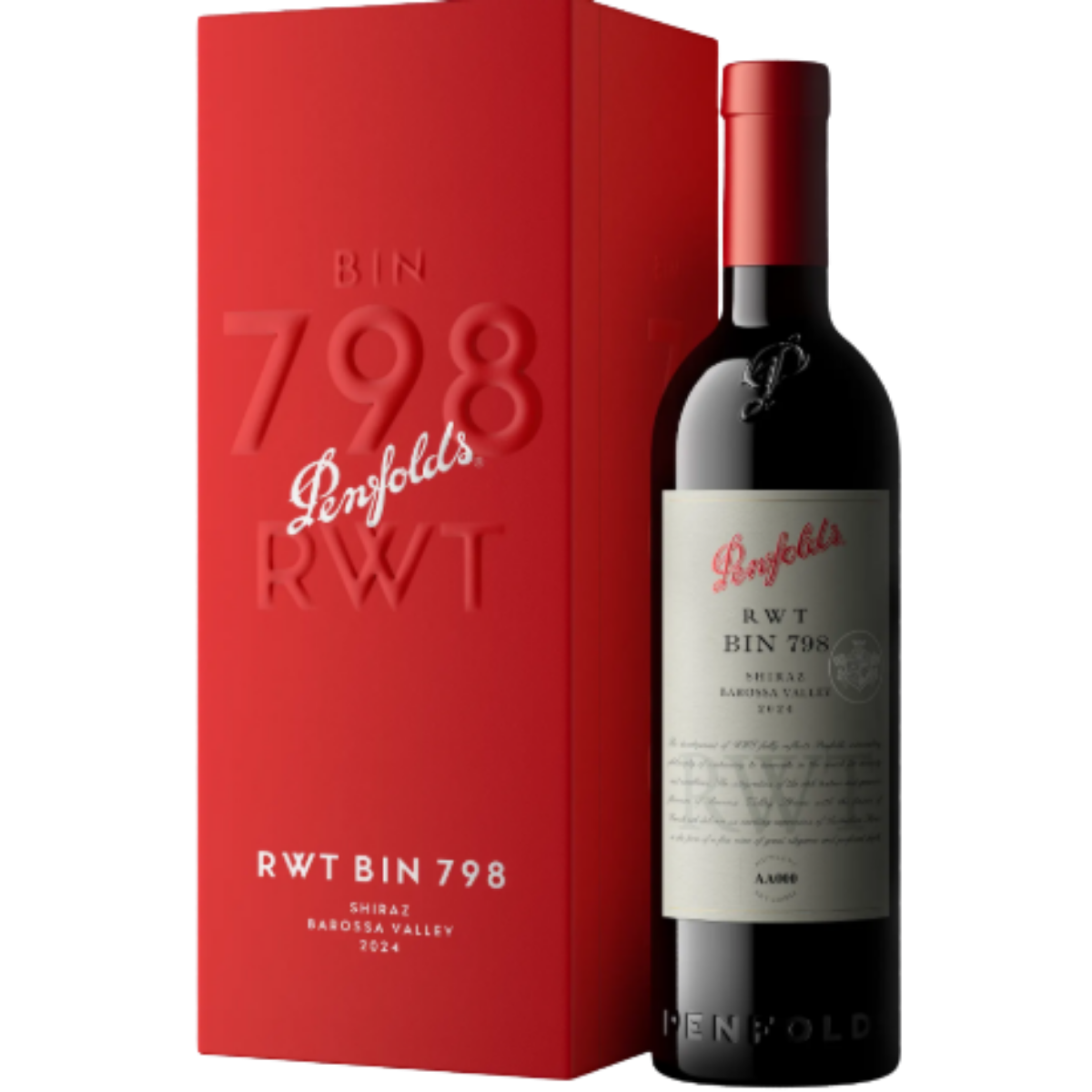 Penfolds Bin 798 Rwt Shiraz 2024 Gbox 750ml