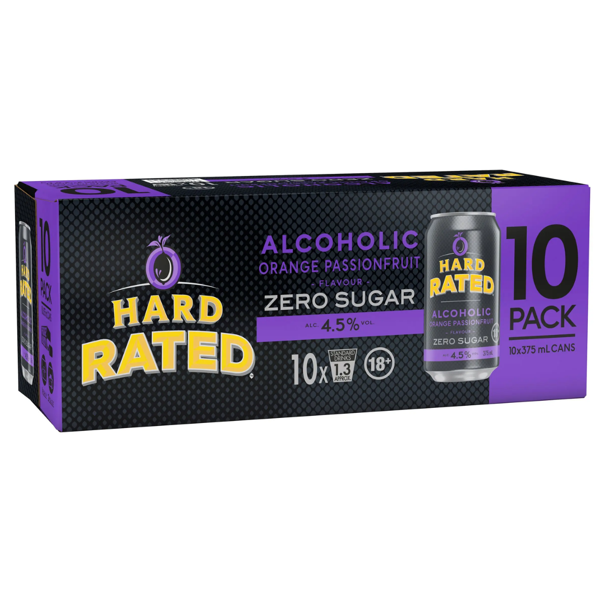 Hard Rated Orange Passionfruit Zero Sugar 375ml