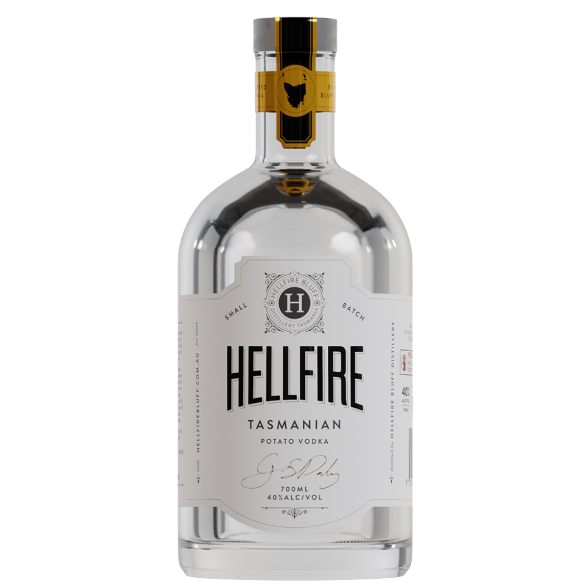Hellfire Bluff Potato Vodka 700ml