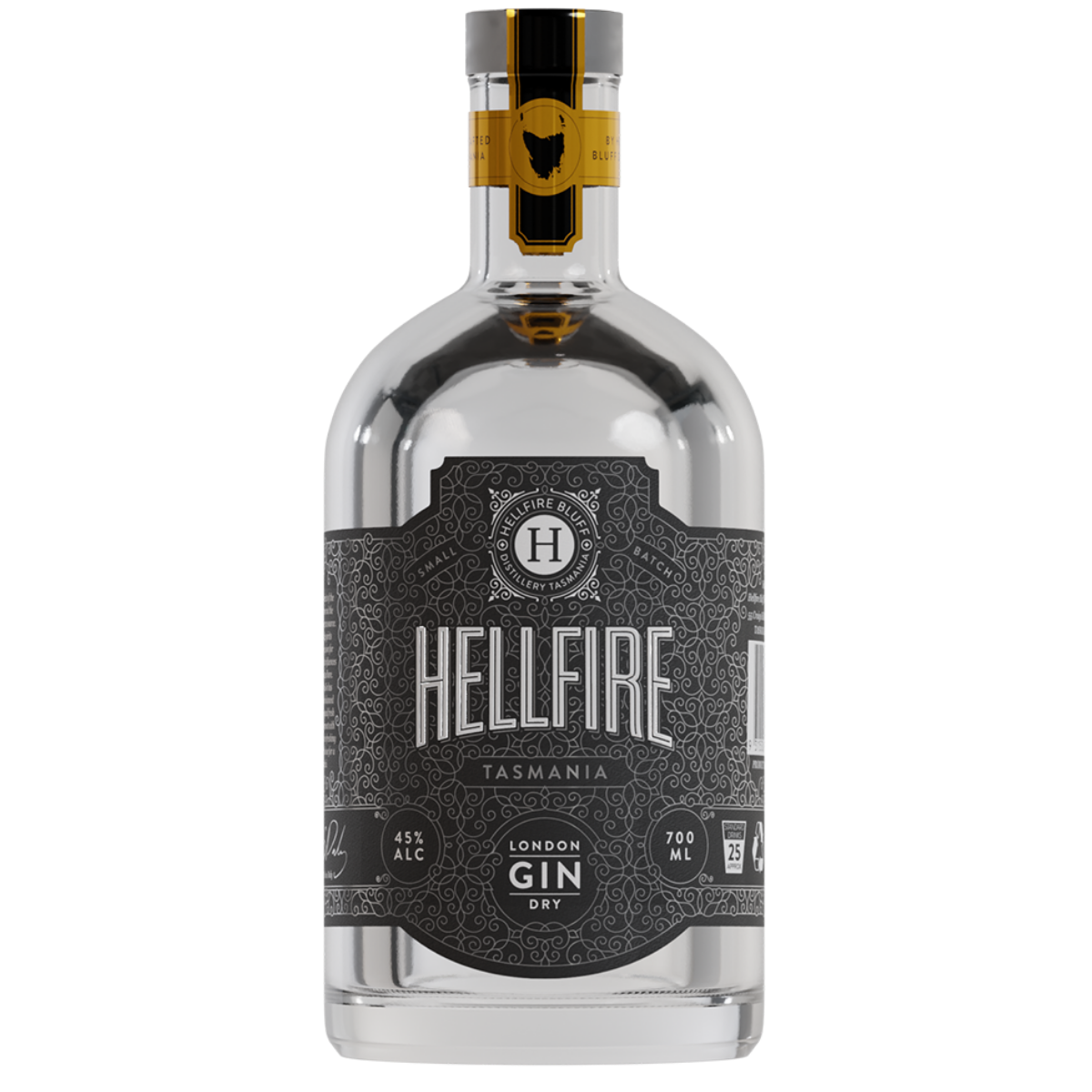 Hellfire Bluff London Dry Gin 700ml