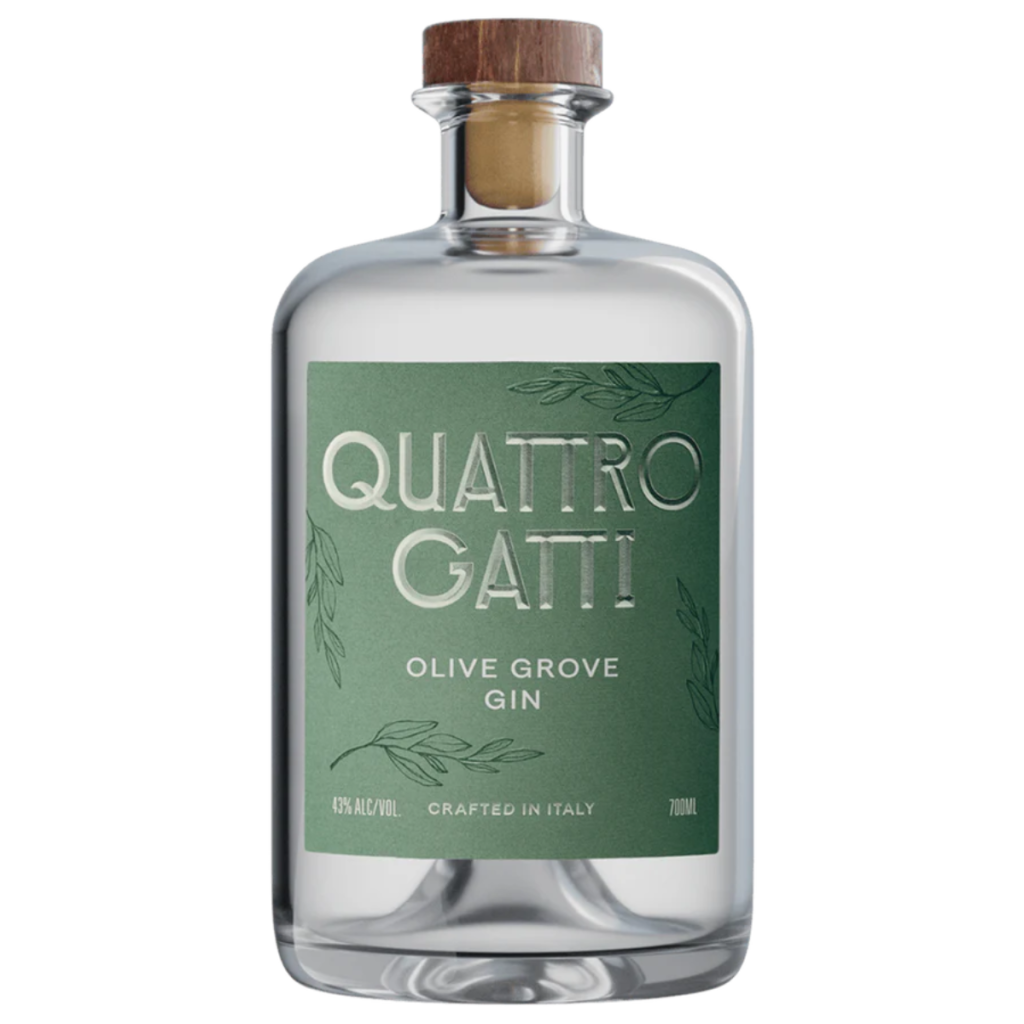 Quattro Gatti Olive Leaf Gin 700ml