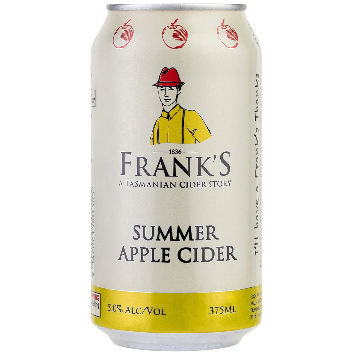 Frank's Summer Apple Cider 375ml