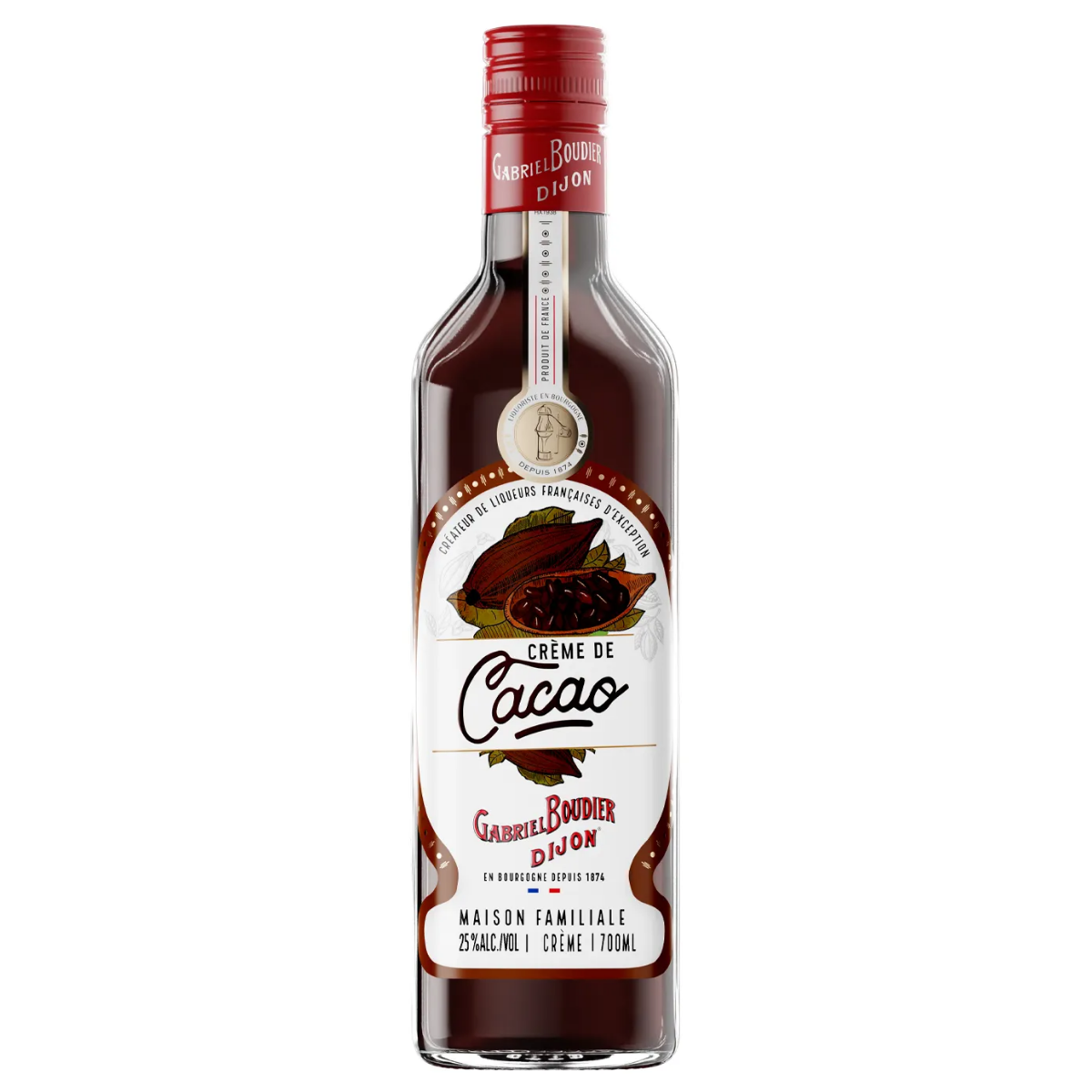 Gabriel Boudier Dark Cocoa Liqueur Cacao Noir 700ml