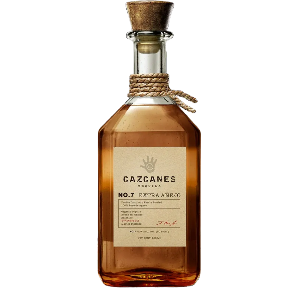 Cazcanes Tequila Extra Anejo #7 750ml