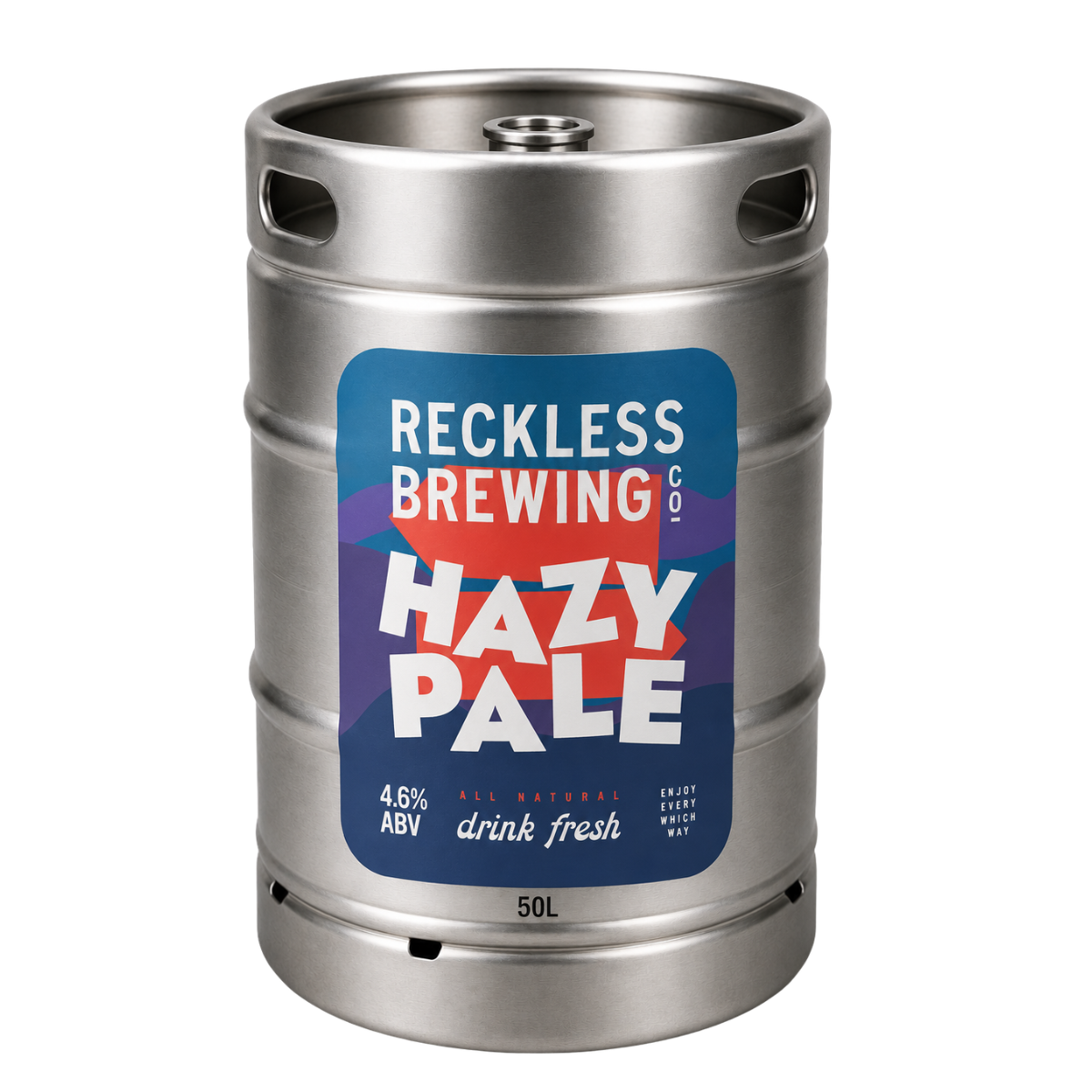 Reckless Brewing Hazy Pale Ale 50L keg