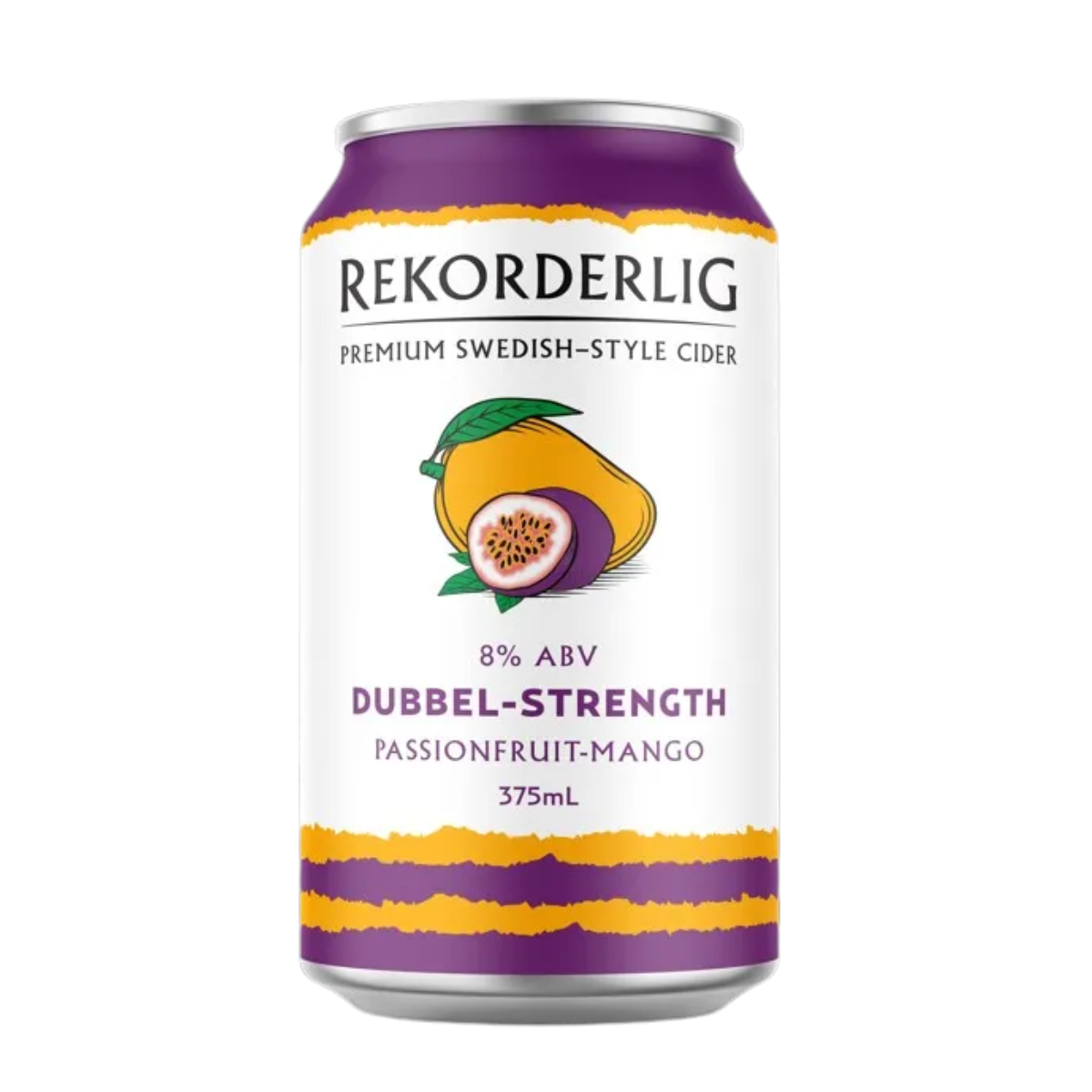 Rekorderlig Cider Dubbel Strength 8% Passionfruit & Mango 375m
