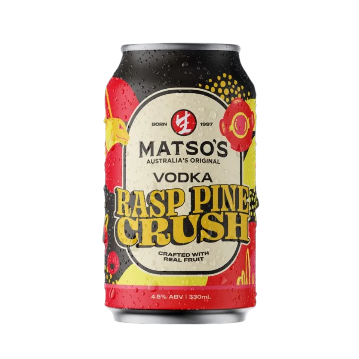 Matsos Vodka Raspberry Pineapple Crush 330ml