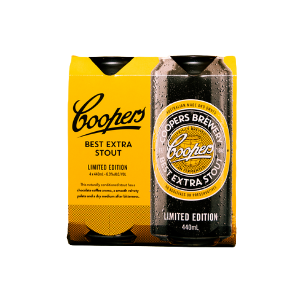 Coopers Coopers Stout Can 6 x 4PK 440ml