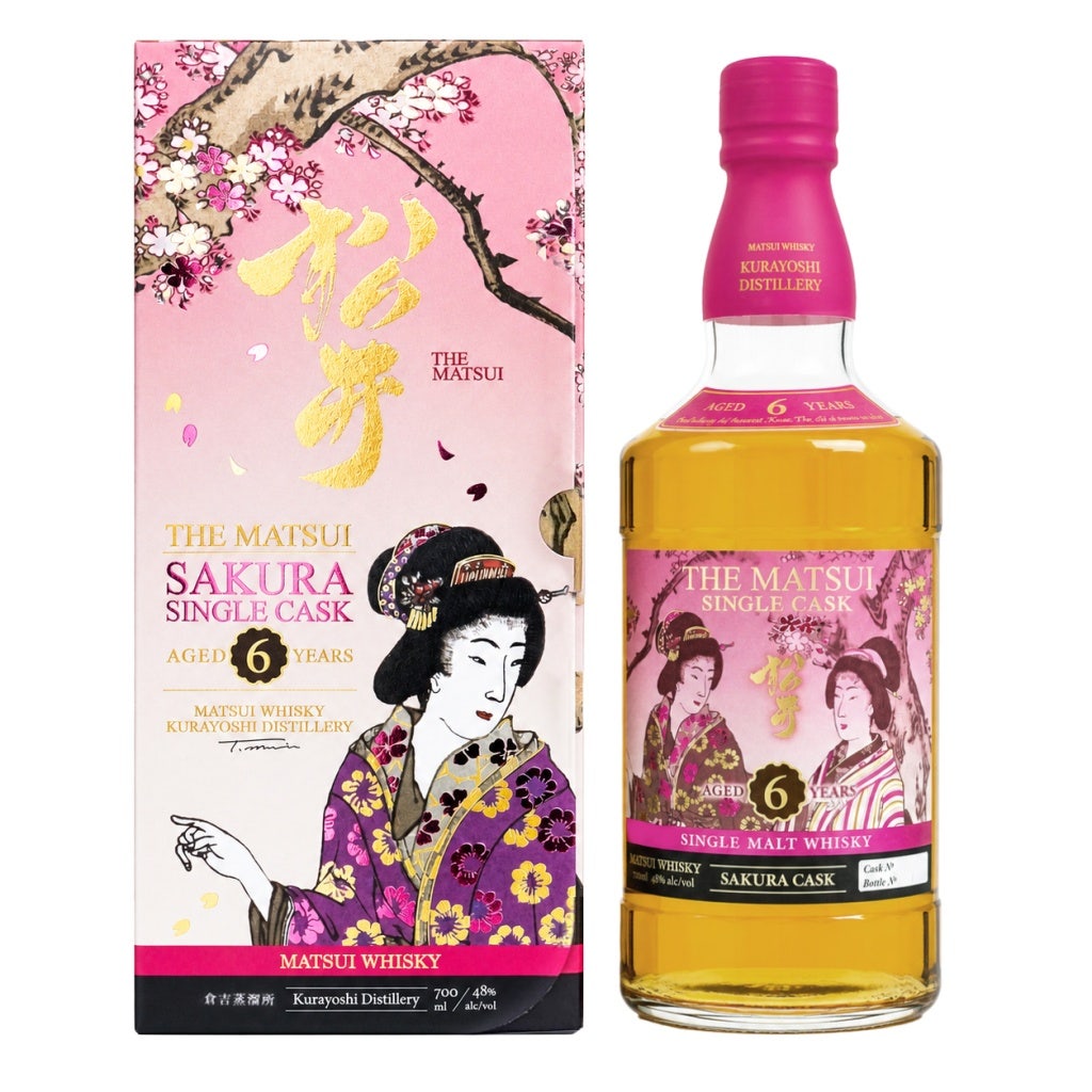 Matsui Single Malt Sakura Cask Aged 6 Years 700ml