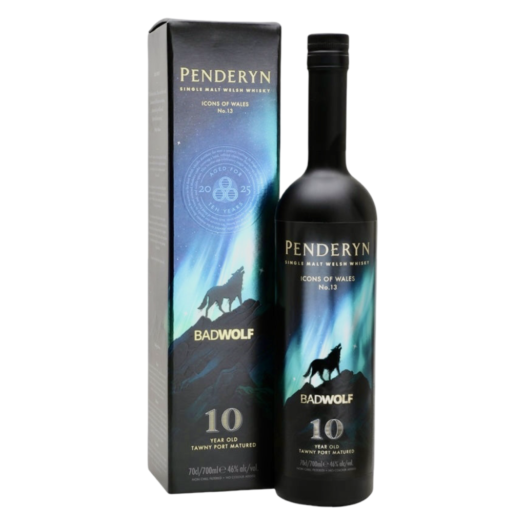 Penderyn 'bad Wolf' Single Malt Welsh Whisky 10yo 46% 700ml