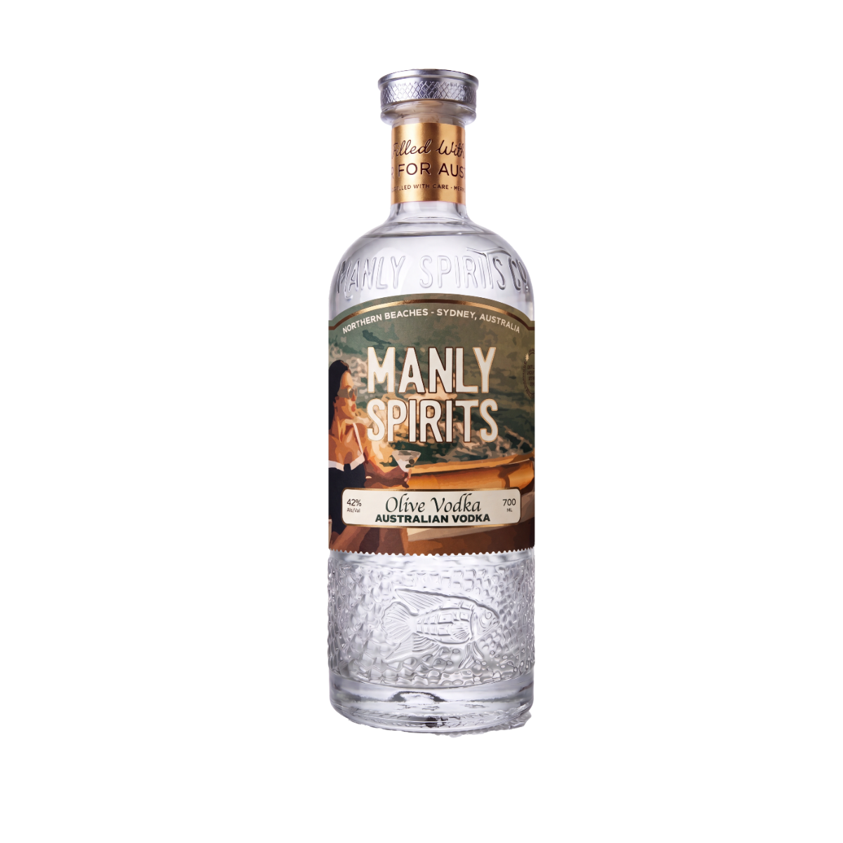 Manly Spirits Olive Vodka 700ml