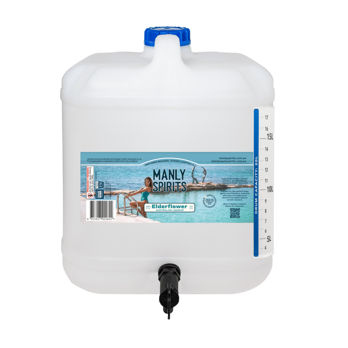 Manly Spirits Elderflower Liqueur 20000ml