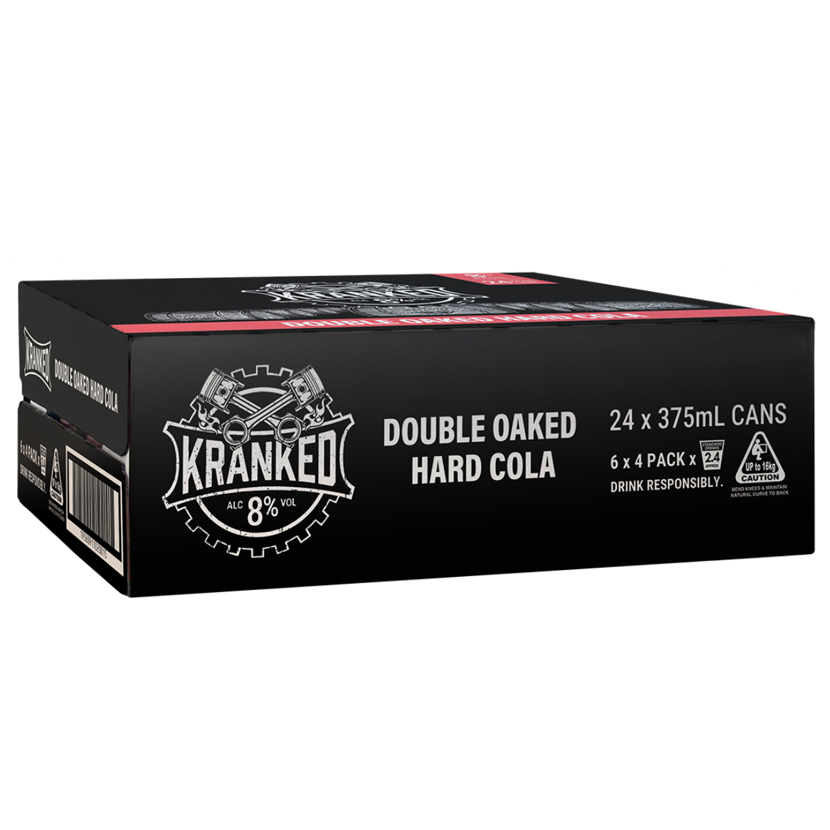 Kranked Hard Cola 375ml
