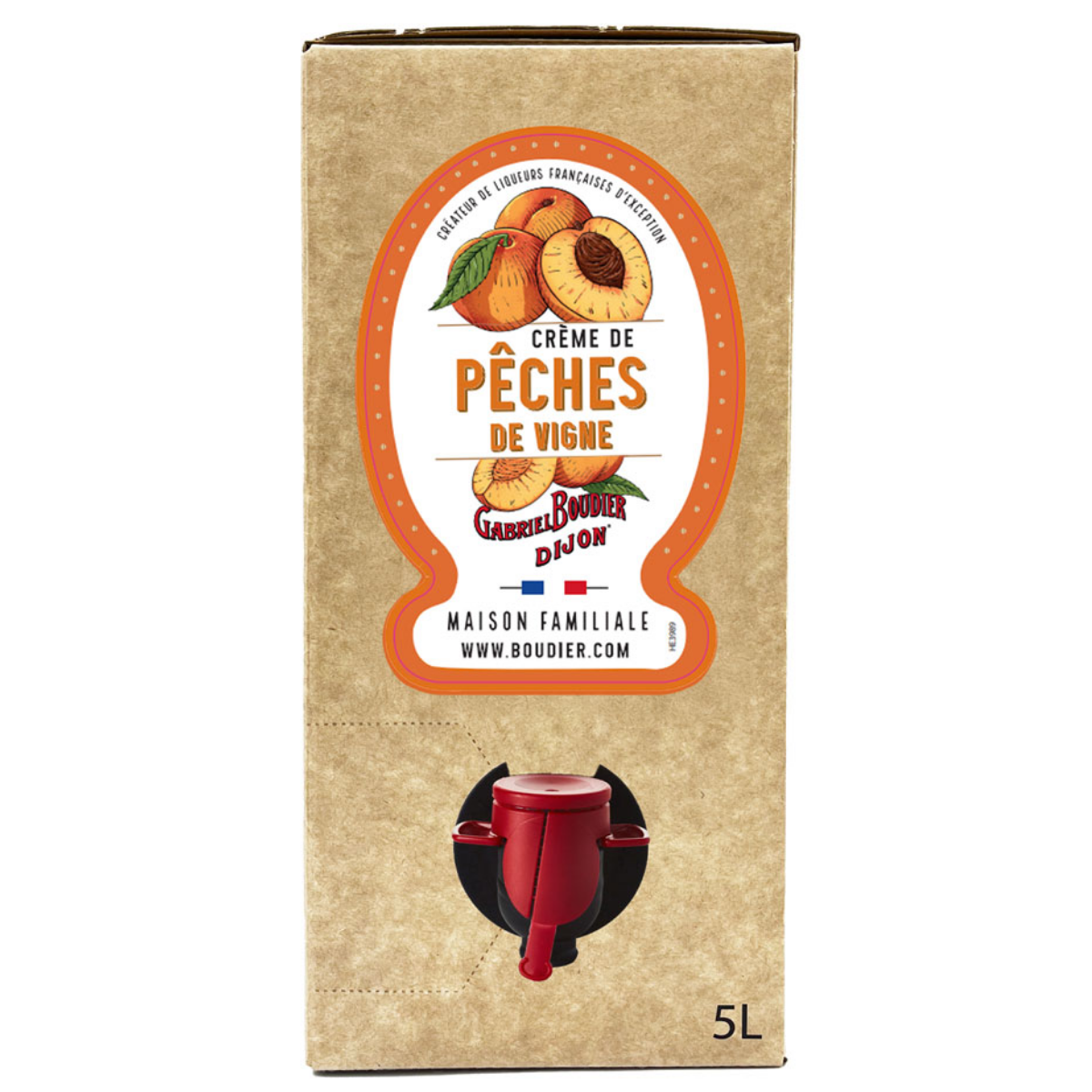 Gabriel Boudier Peach Liqueur Peche 5Lt