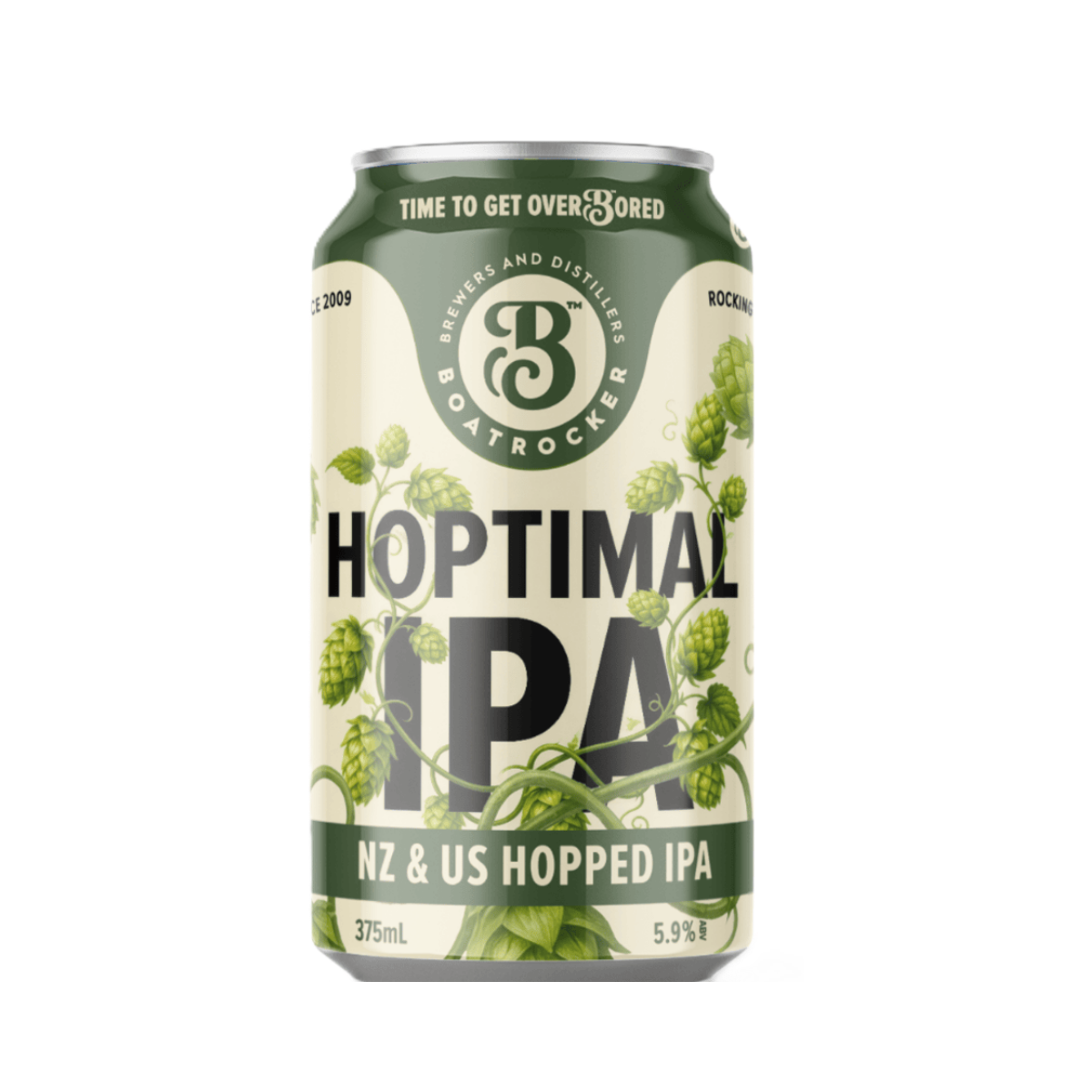 Boatrocker Hoptimal IPA cans 375ml