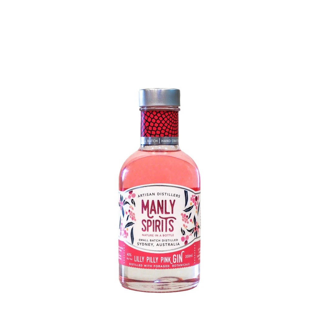 Manly Spirits Lilly Pilly Pink Gin 200ml